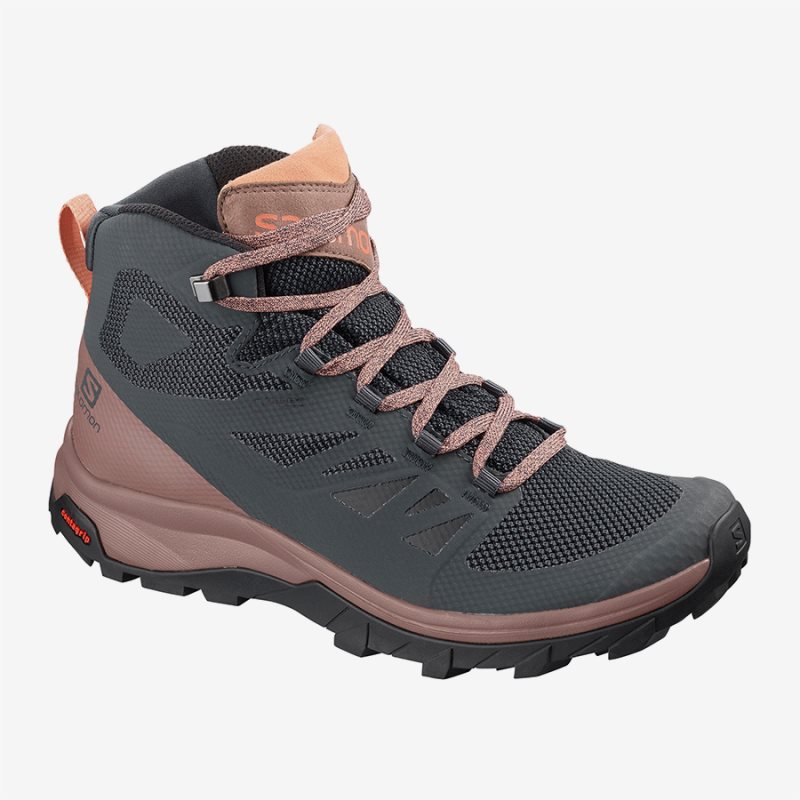 Salomon OUTline Mid GTX W Wanderstiefel Damen [Österreich AT-QNFH]